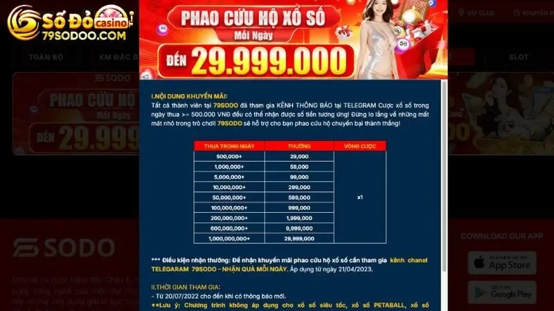 Ưu đãi chào mừng của website được người chơi Việt săn đón