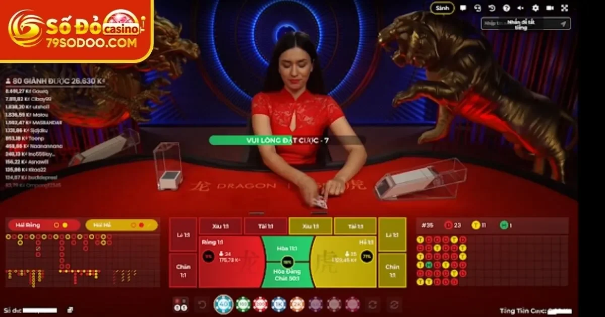 Game bài rồng hổ hấp dẫn